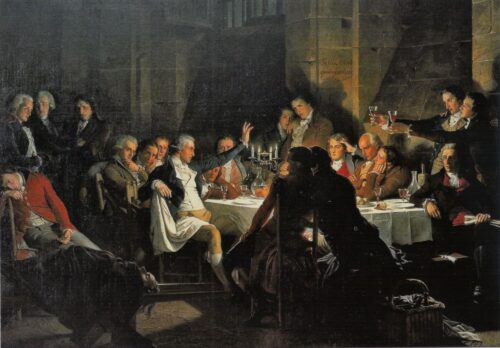 The Last Banquet of the Girondins https://commons.wikimedia.org/wiki/File:Banquet_des_Girondins.jpg & https://en.wikipedia.org/wiki/Girondins