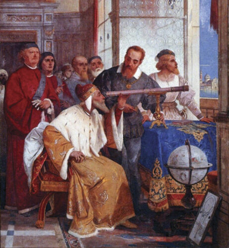 Painting by Giuseppe Bertini https://en.wikipedia.org/wiki/Galileo_Galilei https://en.wikipedia.org/wiki/Giuseppe_Bertini