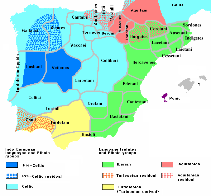 Ethnographic and Linguistic Map of the Iberian Peninsula at about 200 BC https://en.wikipedia.org/wiki/Portuguese_people