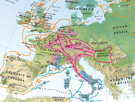 https://ballandalus.wordpress.com/2015/05/15/muslim-and-magyar-raids-in-western-europe-during-the-ninth-and-tenth-centuries/