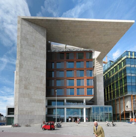 Openbare Bibliotheek Amsterdam https://en.wikipedia.org/wiki/Openbare_Bibliotheek_Amsterdam