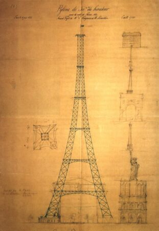 https://en.wikipedia.org/wiki/Eiffel_Tower#/media/File:Maurice_koechlin_pylone.jpg