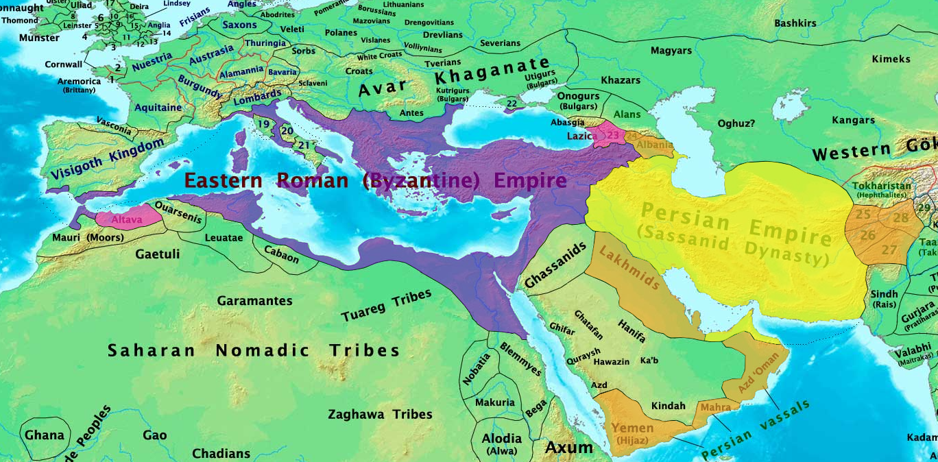 https://en.wikipedia.org/wiki/Byzantine_Empire#/media/File:Byzantine_and_Sassanid_Empires_in_600_CE.png