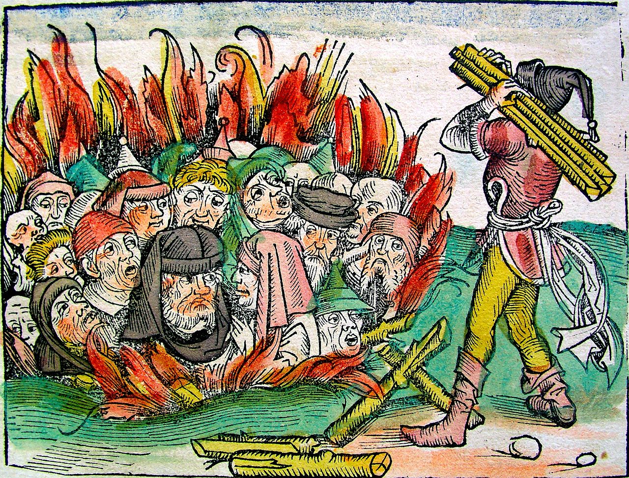 https://en.wikipedia.org/wiki/History_of_the_Jews_in_Germany#/media/File:Burning_Jews.jpg