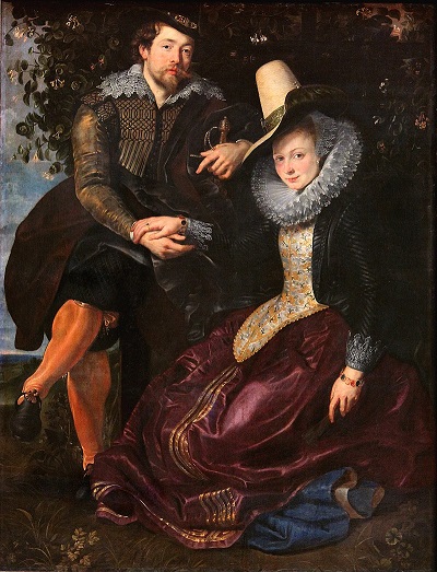 https://en.wikipedia.org/wiki/Alte_Pinakothek#/media/File:Peter_Paul_Rubens_Peter_Paul_Rubens_-_The_Artist_and_His_First_Wife,_Isabella_Brant,_in_the_Honeysuckle_Bower.jpg