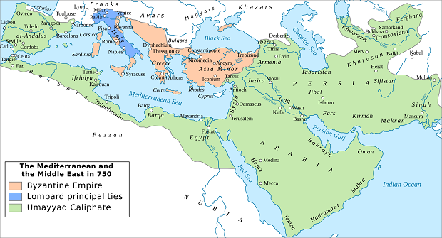 https://en.wikipedia.org/wiki/Umayyad_Caliphate#/media/File:Caliphate_740-en.svg