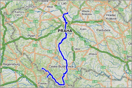 http://www.visitvltava.cz/en/the-vltava-river-on-the-map/51/
