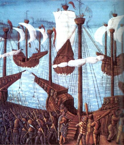 https://commons.wikimedia.org/wiki/Category:Third_Crusade#/media/File:Crusade_Embarquement_Philipp_II_August_of_France.jpg