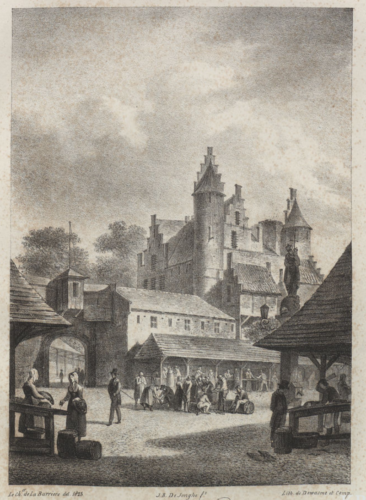 https://commons.wikimedia.org/wiki/Category:Historical_images_of_Het_Steen#/media/File:Vismarkt,_Antwerpen_(1823).PNG