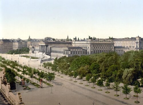https://en.wikipedia.org/wiki/Austrian_Parliament_Building#/media/File:Wien_Parlament_um_1900.jpg