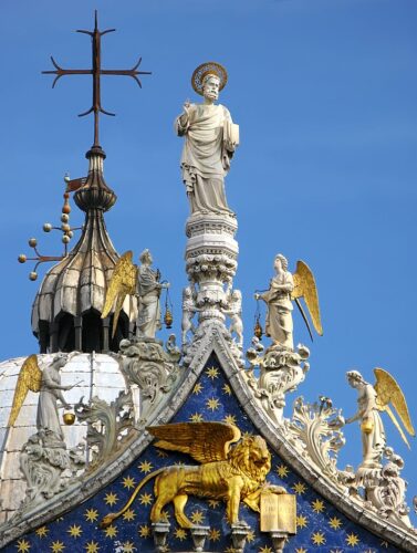 https://en.wikipedia.org/wiki/Mark_the_Evangelist#/media/File:San_Marco_cathedral_in_Venice.JPG