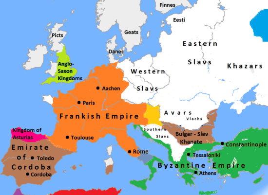 https://en.wikipedia.org/wiki/Charlemagne#/media/File:Europe_in_814,_Charlemagne,_Krum,_Nicephorus_I.png