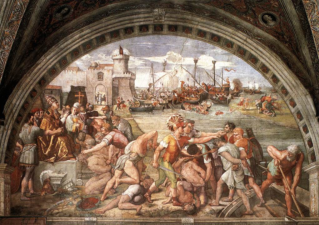 https://en.wikipedia.org/wiki/Battle_of_Ostia#/media/File:Raphael_Ostia.jpg