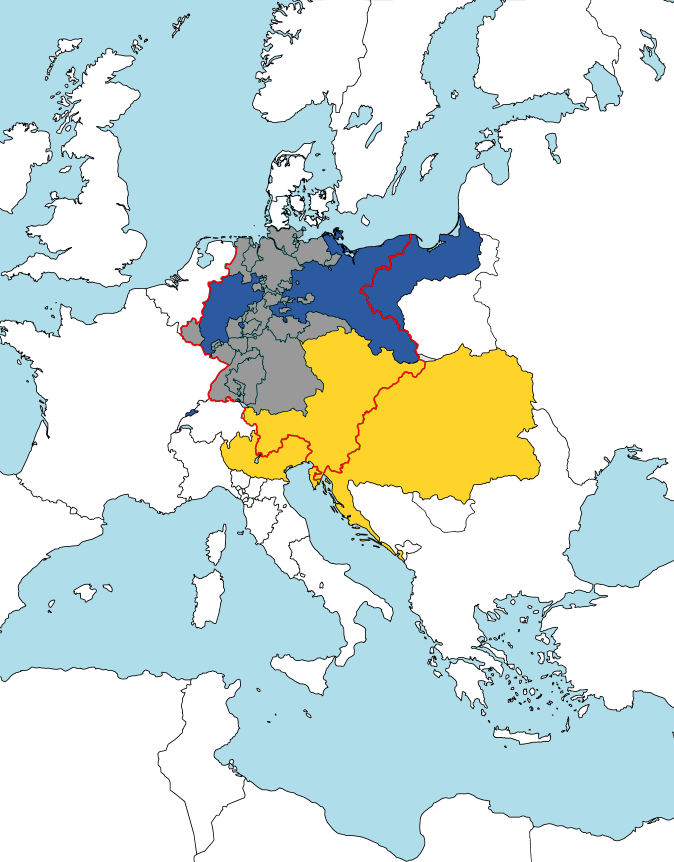 https://en.wikipedia.org/wiki/Zollverein#/media/File:Map-GermanConfederation.svg