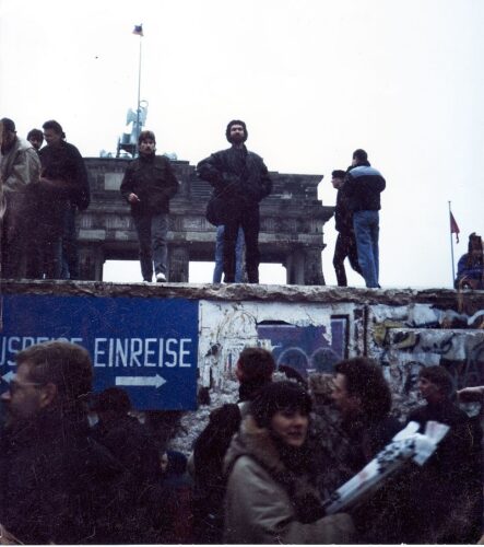 The fall of the wall of Berlin that marked the official beginning of the maturity phase for Berlin  https://commons.wikimedia.org/wiki/Category:Fall_and_demolition_of_the_Berlin_Wall#/media/File:Berliner_Mauer_1.jpg