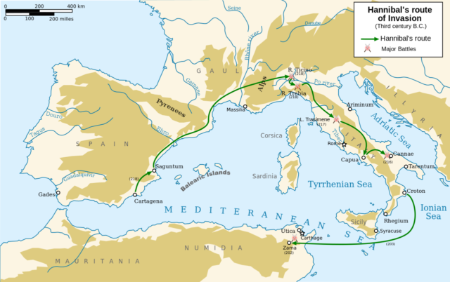https://en.wikipedia.org/wiki/Second_Punic_War#/media/File:Hannibal_route_of_invasion-en.svg
