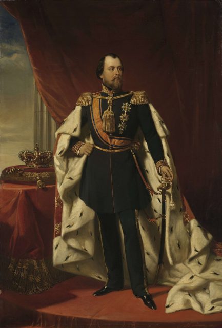 https://en.wikipedia.org/wiki/William_III_of_the_Netherlands#/media/File:Willem_III_(1817-90),_koning_der_Nederlanden,_Nicolaas_Pieneman,_1856_-_Rijksmuseum.jpg